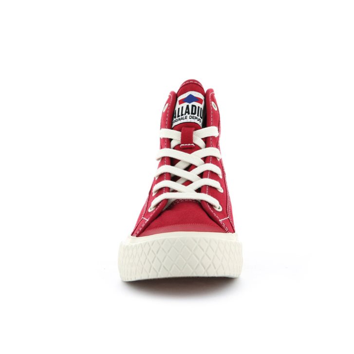 Dámské Tenisky Palladium Palla Louvel High Tops Červené | CZ OFX-08Y